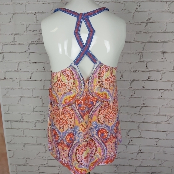 LAUNDRY By Shelli Segal LA Paisley Top - Picture 4 of 9